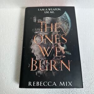 The Ones We Burn by Rebecca Mix Fairyloot Signed Exclusive Edition Sprayed Edges